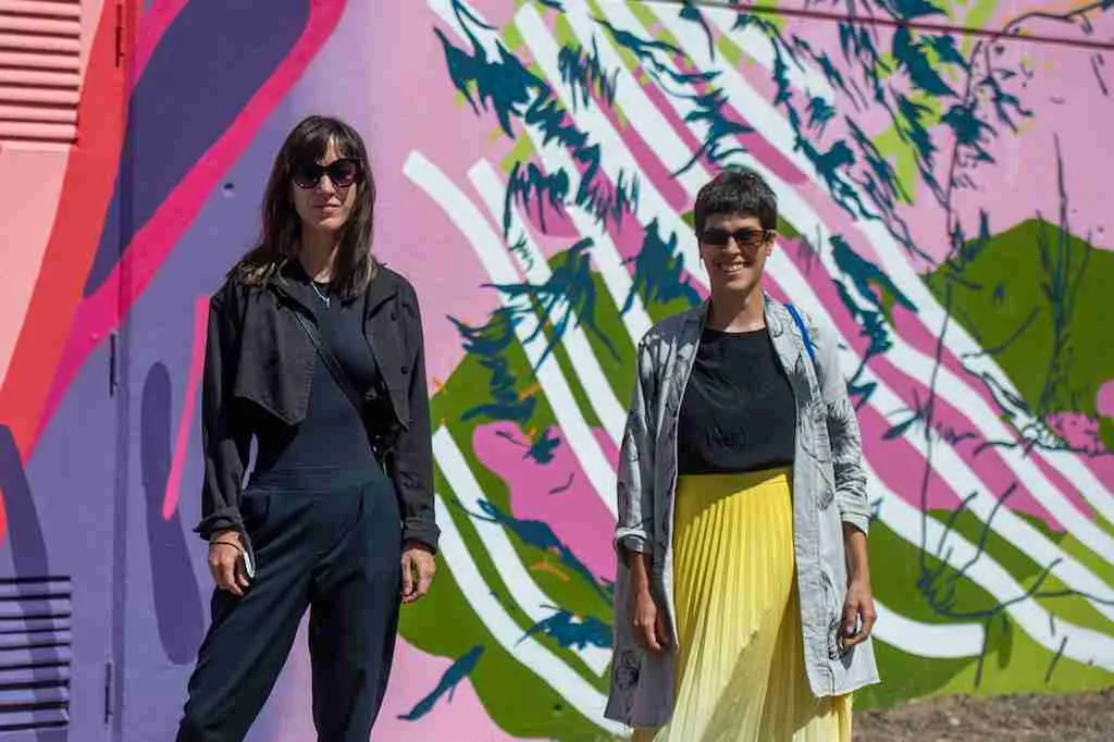 Irene Lasivita y Dana Alessi - Concurso Muralistas Argentinas - Murales Puerto Madero, LÓreal, Embajada Francesa, Fundación Andreani