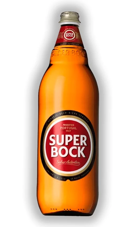 Cerveza Super Bock Premium Lager 1 litro origen Portugal El Mercado de La Cocina de Gualberto emarket Uruguay
