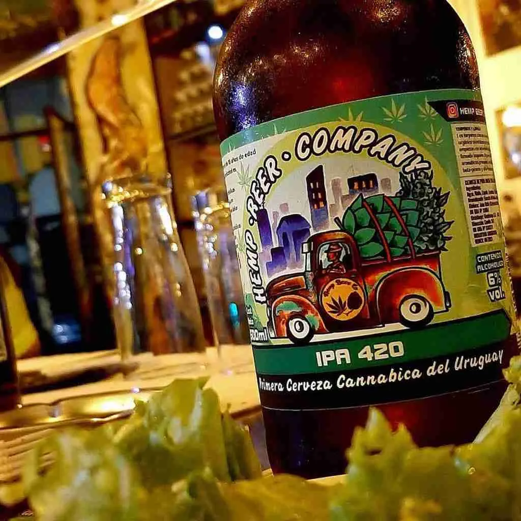 Hemp Beer IPR 420 IPR la cerbeza con cannabis de uruguay El Mercado emarket Uruguay